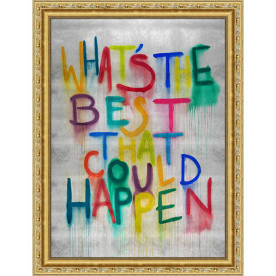 What's The Best That Could Happen? Print