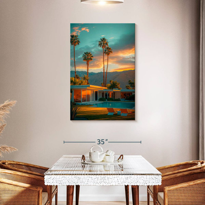 Lilie Palm Springs Golden Sunset, H 45 po x l 30 po
