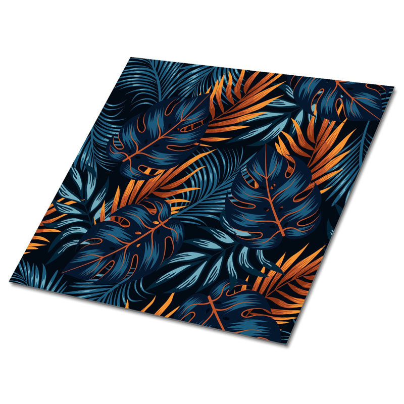 Khwaish 30cm W x 30cm L Vinyl Peel and Stick Field Tile