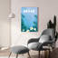 «Miami» par l'Arctique, art mural en verre acrylique-99222942