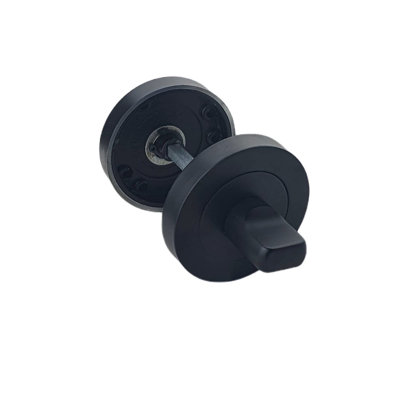  Bathroom Toilet Door Thumb Twist Lock in Duo Chrome Finish