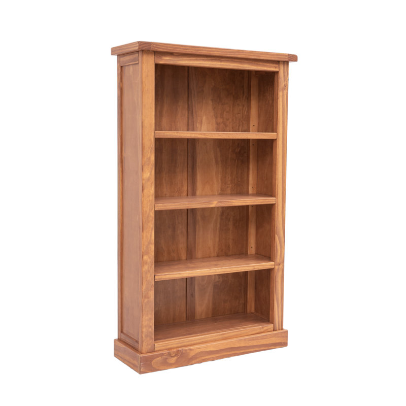 Middlebrook 120cm H Standard Bookcase, 120 cm H x 70 cm W x 25 cm D, Honey Brown