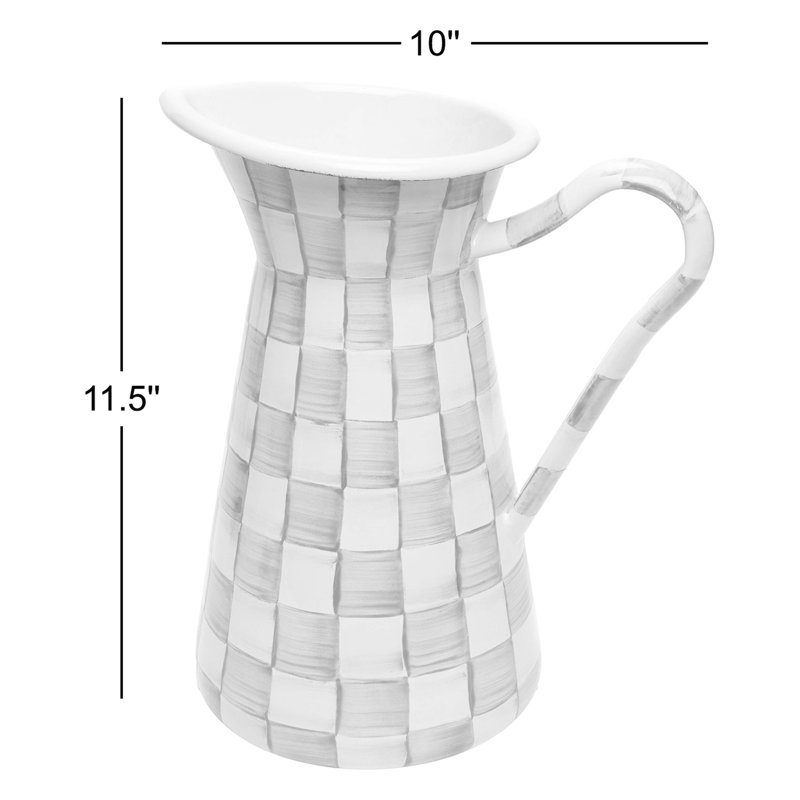 Sterling Check Large Practical Pitcher