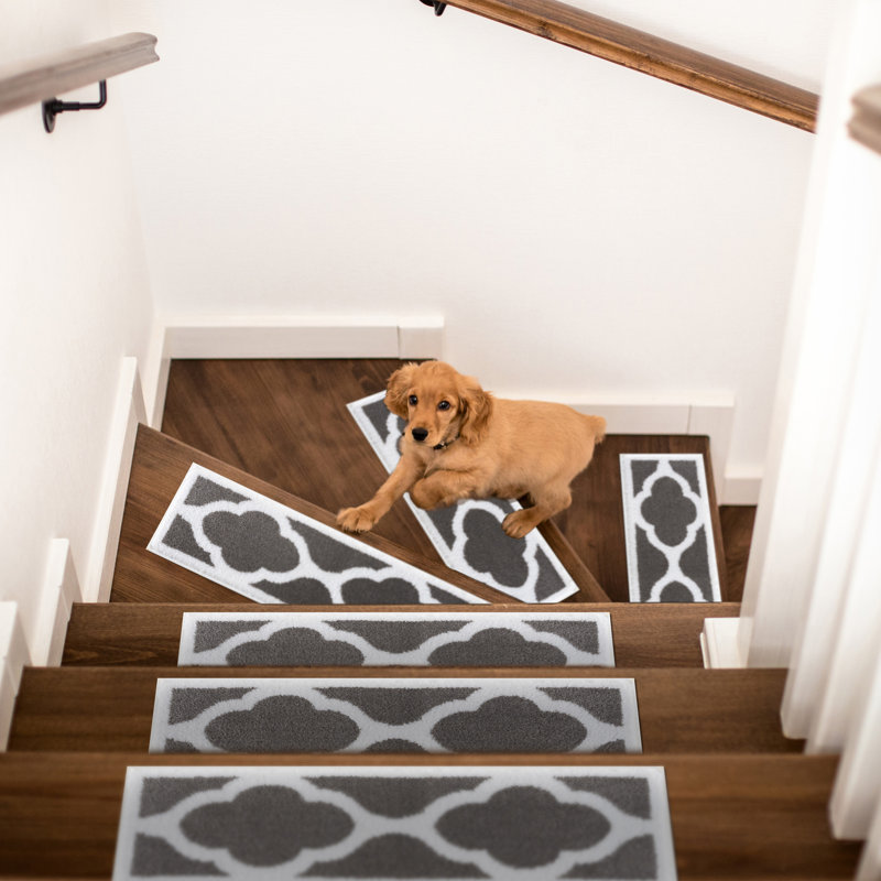 Tapis d'escalier, gris