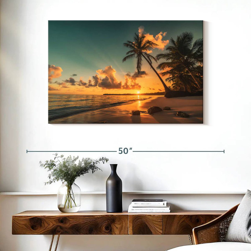 Palmier de Pointe Cana, H 26 po x l 39 po