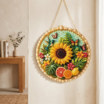 Garden flags Seasons And Festivals Pearl Art Hanging Garland Set