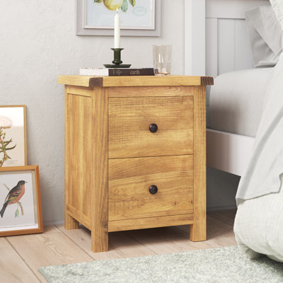 Audette 2 Drawer Bedside Table