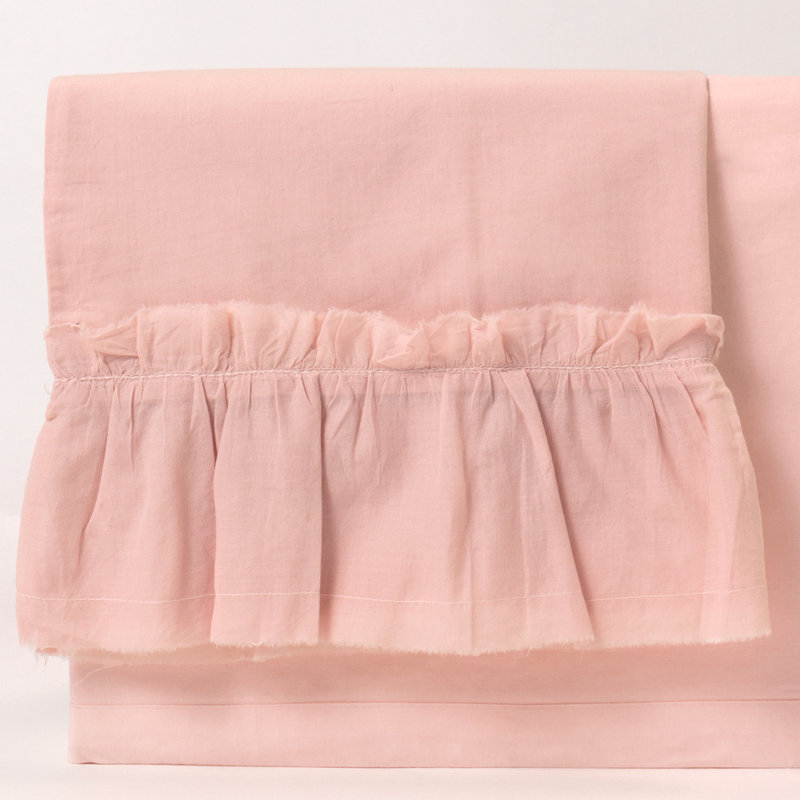 Housse de coussin Lisela, Taie d'oreiller très grande, Rose