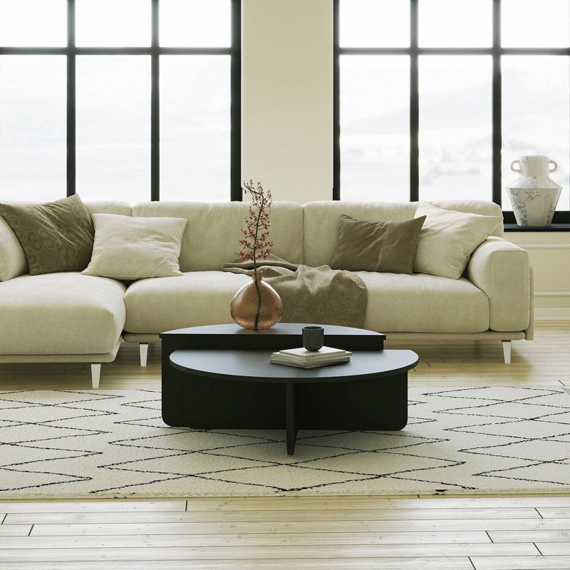 Cecele Coffee Table, Black
