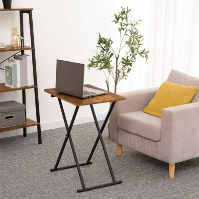 Saboun Cross Legs Rectangular Side Table