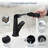 Bathroom Faucet with Pull Down Sprayer Stainless Steel Bathroom Pull Out Faucet with 3 Modes 360° Rotating to Switch Mode-111911803