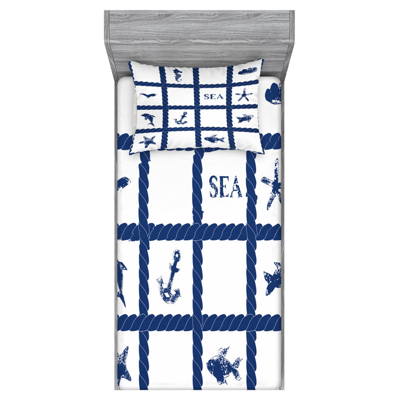 Microfiber Sheet Set, Twin Sheet Set with 1 Pillowcase