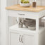 Phelan 60 cm W Kitchen Cart with Top