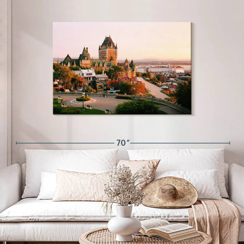 Lilie Quebec Chateau Frontenac, 30" H x 45" W