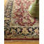 Polonaise Wool Oriental Area Rug in Burgundy/Black/Brown-25237367