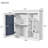 32'' Bathroom Wall Cabinet With Mirror
