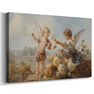 Angels From Above-XIII -Gallery Wrapped Cavas