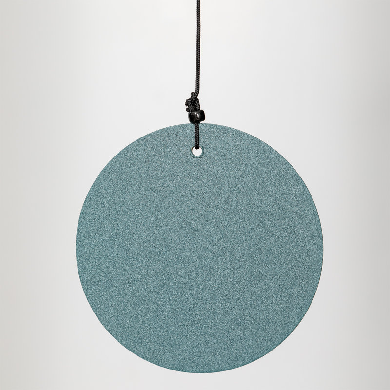 Patina Green 30" Aluminum Wind Chime for Outdoor Decor