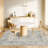 Bohemian Imitation Cashmere Area Rug, Vintage Floral Pattern Soft Fluffy Carpet for Living Room, Bedroom, Dining Room, Washable Durable Boho Home Decor-1786550334