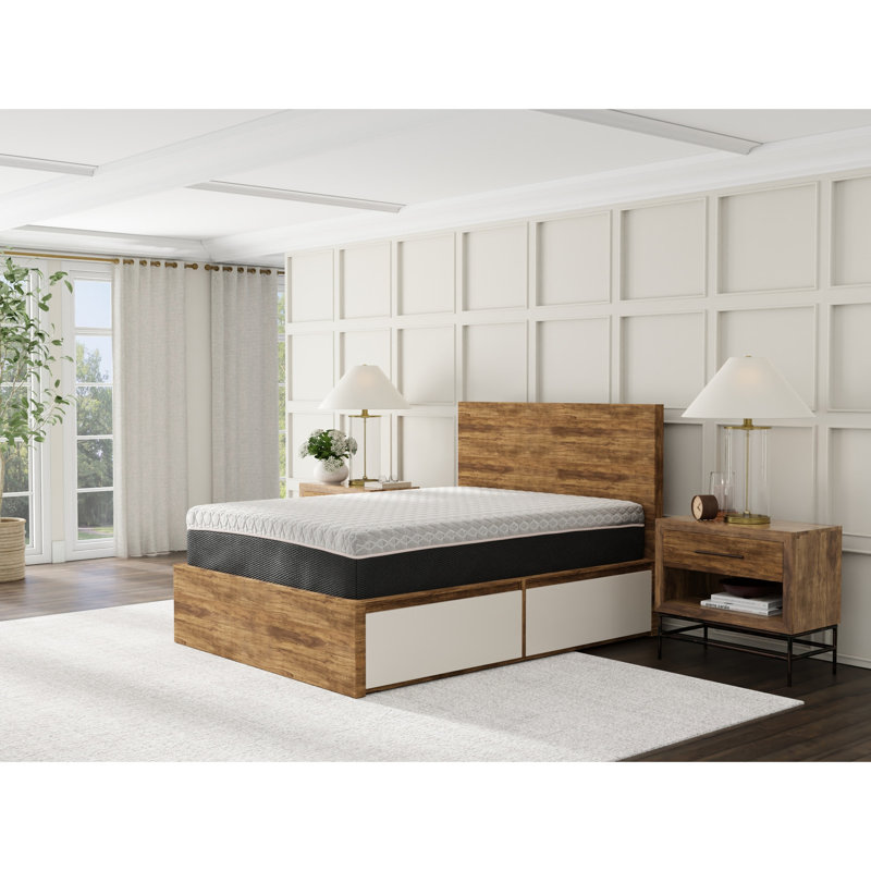 Matelas double de 12 pouces avec cuivre - Améliore la circulation et la respiration soulage les problèmes gastro-intestinaux