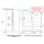 Vidalux SS1200 Rectangular Steam Shower Cabin 1200 x 850-91218825