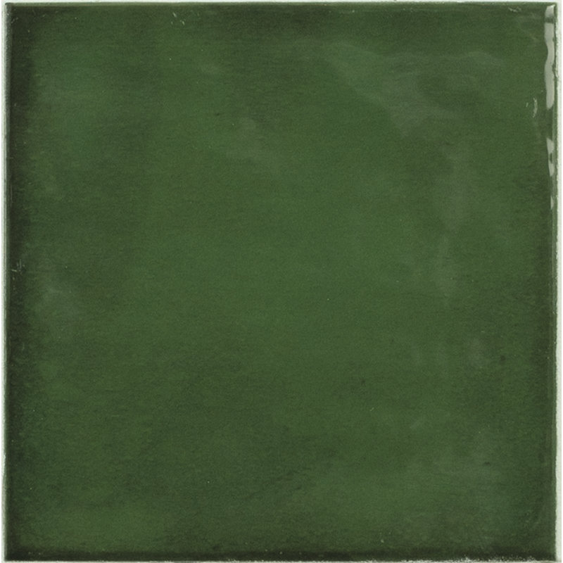 San Miyos 5" x 5" Porcelain Wall & Floor Tile, Green