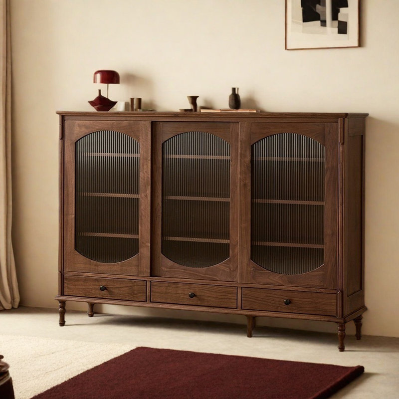 Buffet en bois massif de ménage
