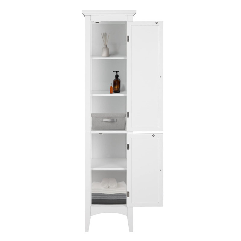 Damielle Freestanding Linen Cabinet