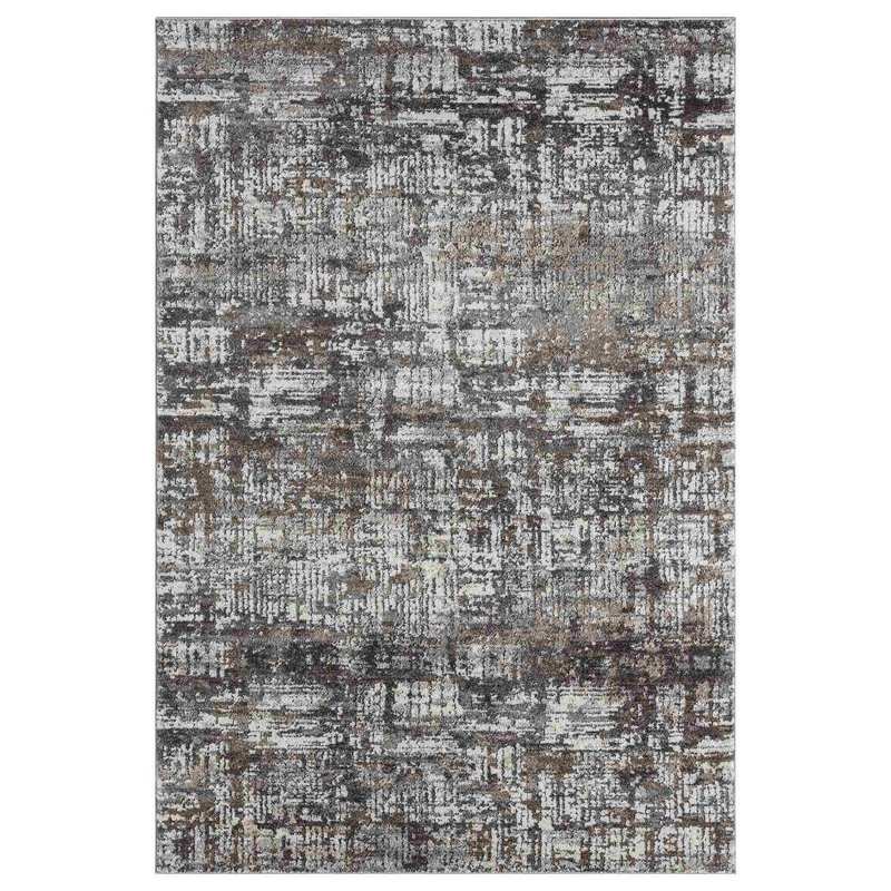 Tapis Menchaca DESIGN 9920 - Gris, Rectangle 9 pi 2 po x 12 pi 6 po