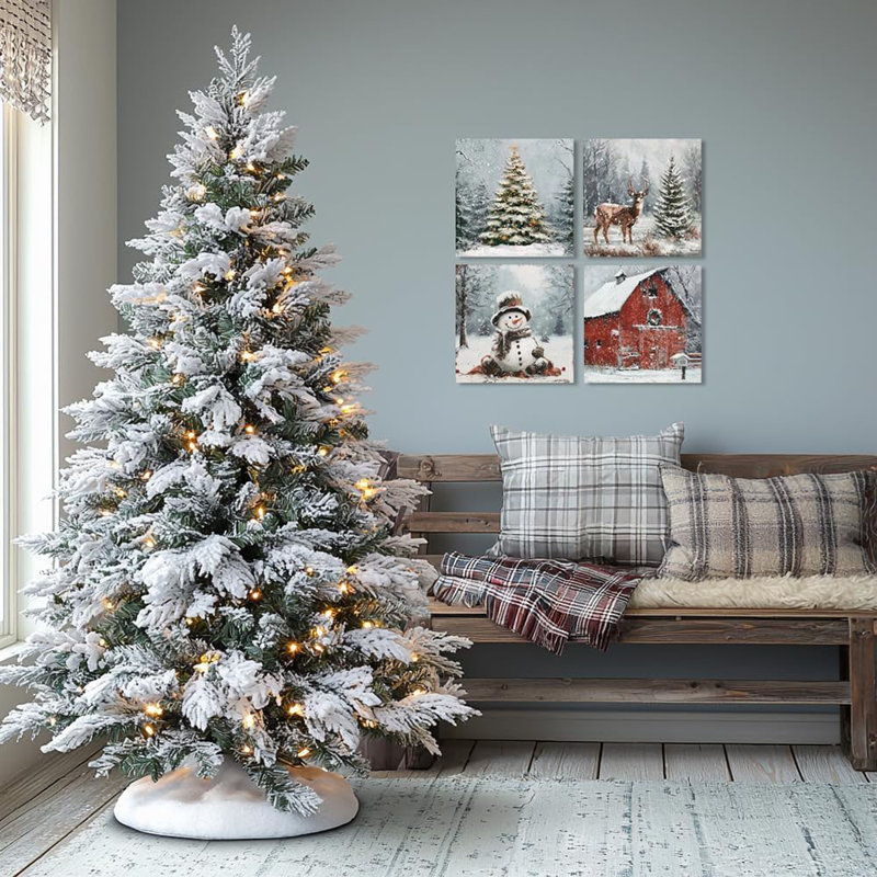 4 Piece Wrapped Canvas Print