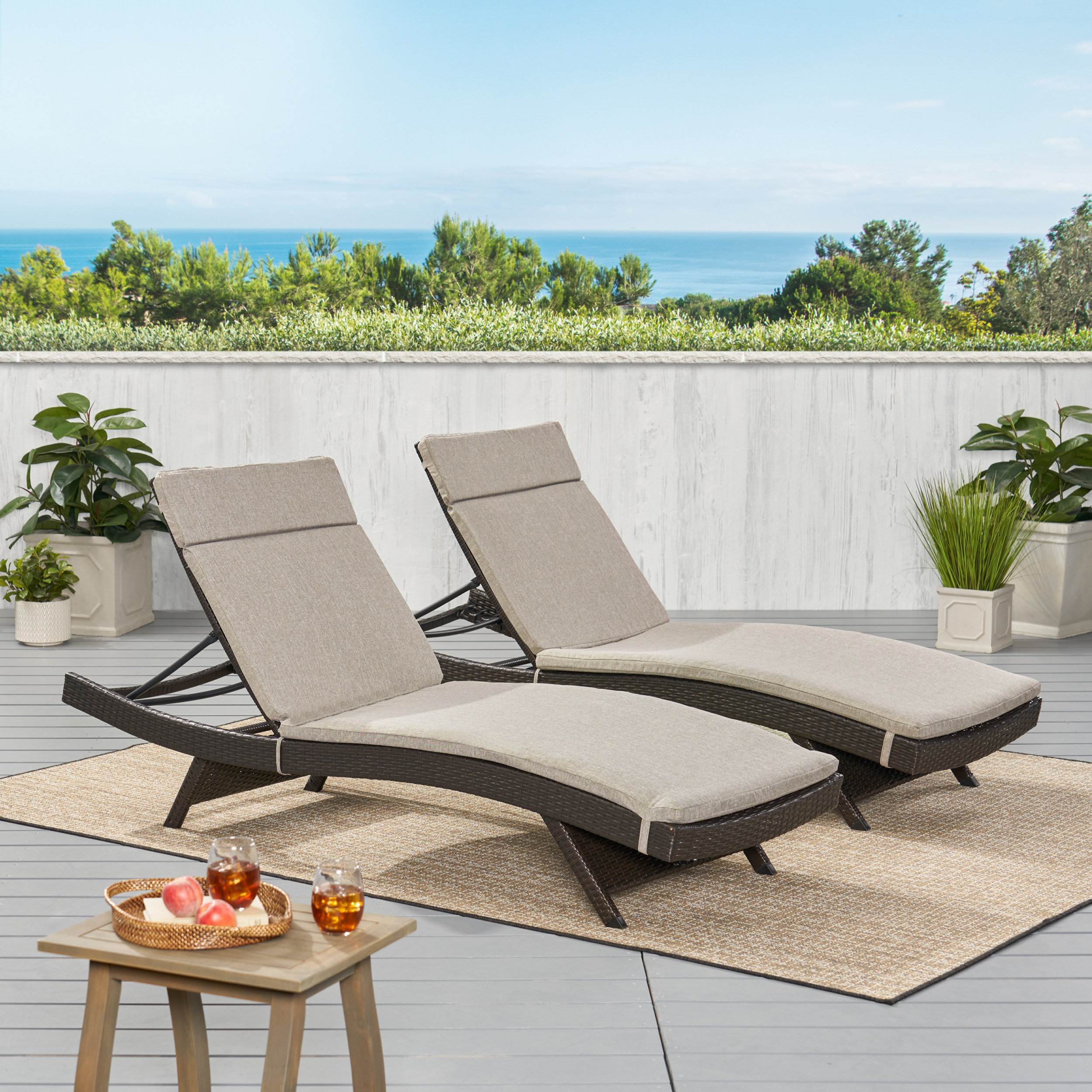 Brayden Studio® Cara IndoorOutdoor Chaise Lounge Cushion & Reviews ...