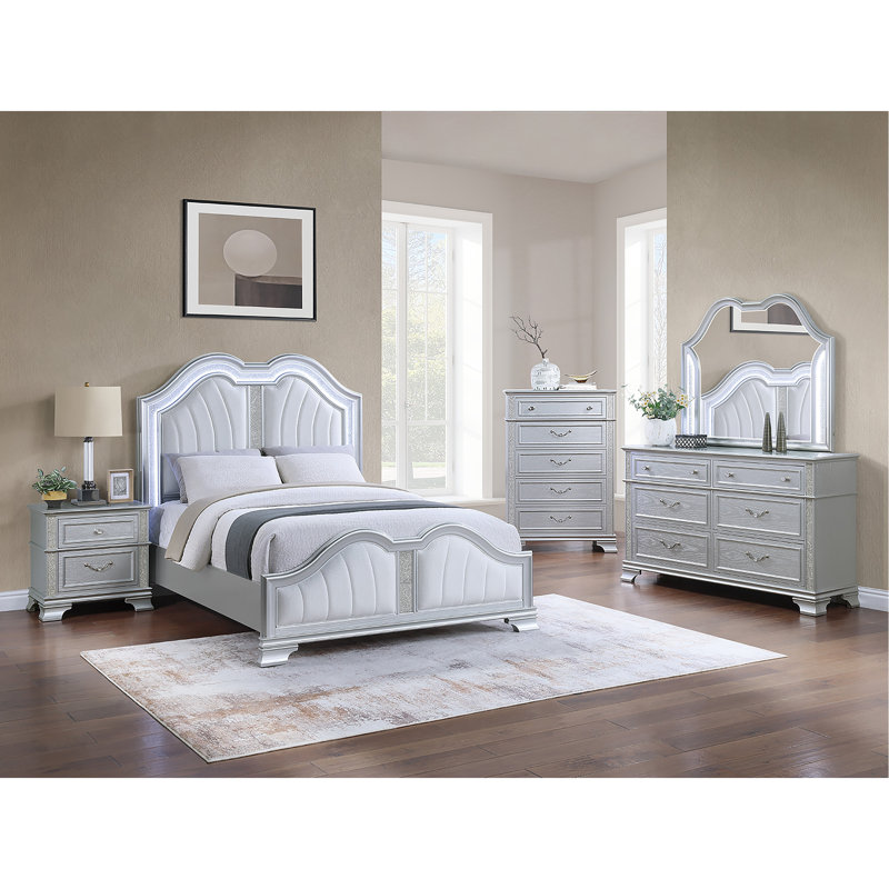 Commode 5 tiroirs Elegance Contemporary 1Pc