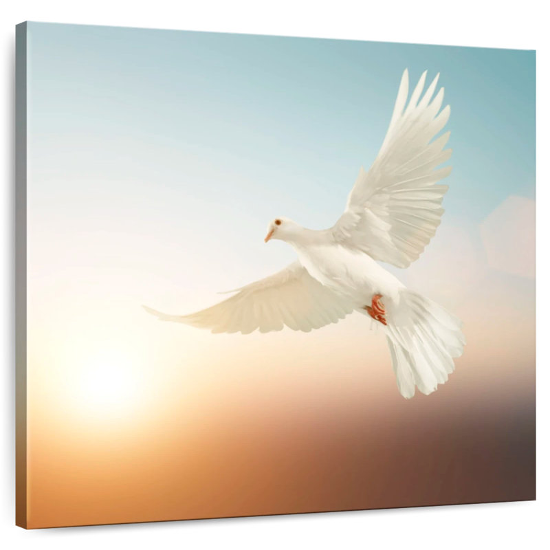 Crowle Radiant Dove, H 10 po x l 10 po