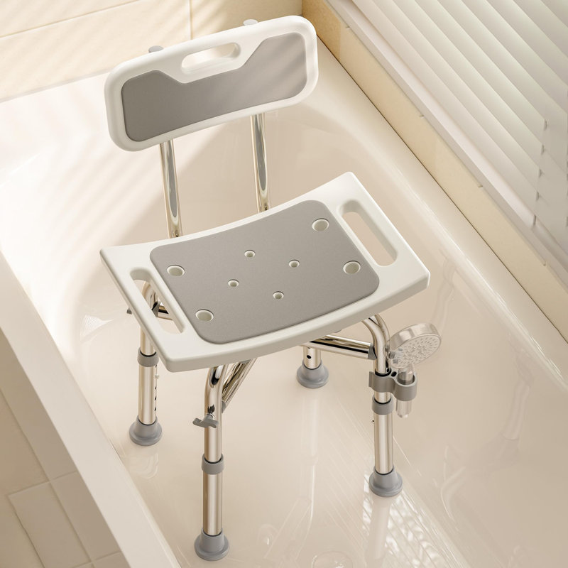 Chaise de douche avec dossier