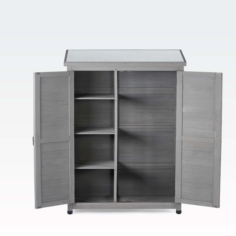 Sarjan Solid Wood Single Storage Cabinet ( 68.5'' H x 33.5'' W x 20.5'' D)