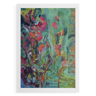 Améthyste saphir - impression sur toile seulement - NON CADRE