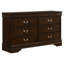 Commode 6 tiroirs Frances Cappuccino-119440300