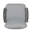 Ensemble de 2 fauteuils club en acier Mariano, gris-571961993-571961999