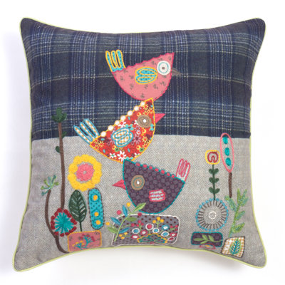 Findly Patchwork Cotton Throw Pillow