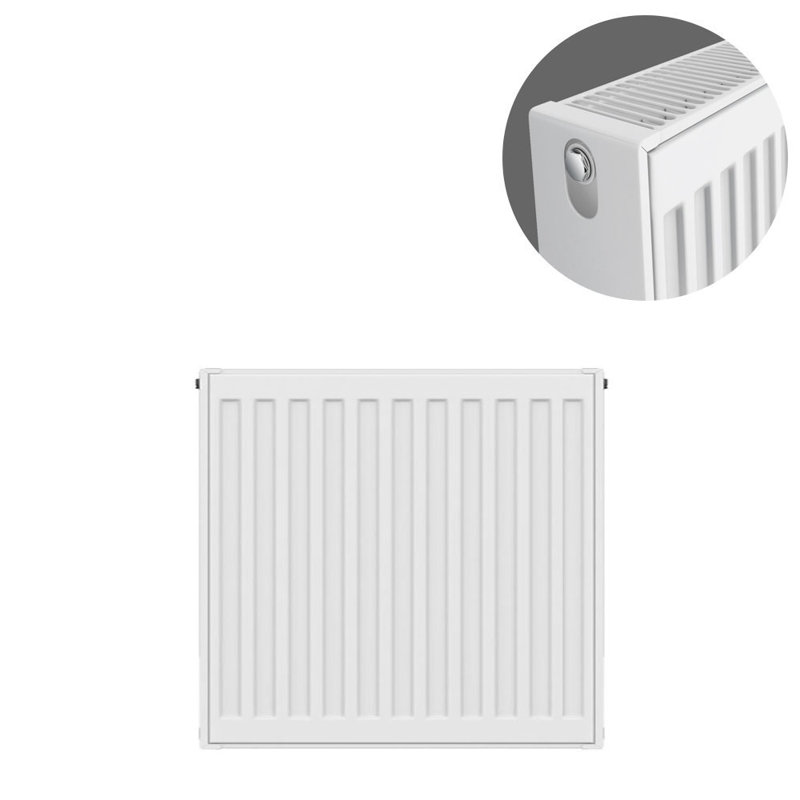 Horizontal Standard Radiator, 50cm H x 40cm W x 10.5cm D, Double Panel (Type 22)