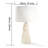 21“H Alabaster Table Lamp with night light