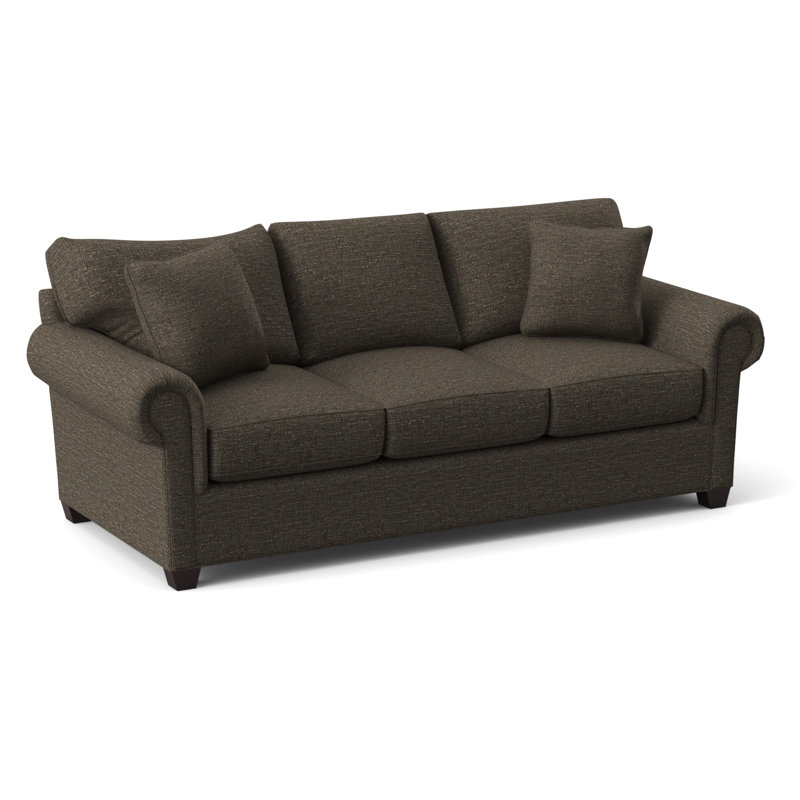 Grace 86" Sleeper Sofa Bed with Reversible Cushions, Innerspring, Elliot Caribou