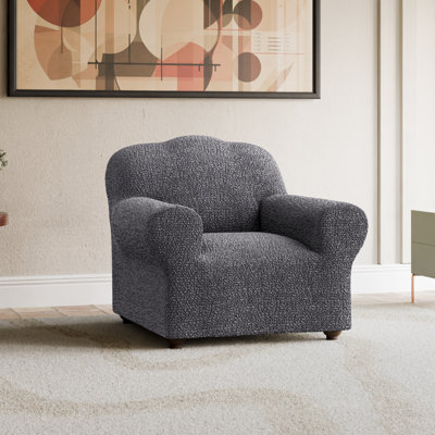 Stretchy Slipcover for Armchair - Italian Style & Premium Quality - CottonRich Collection
