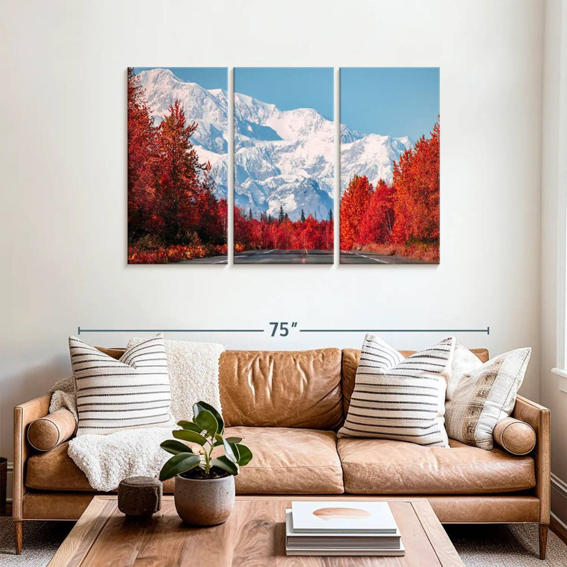 Alvord Autumn Trees In Denali, 36" H x 57" W