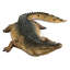 Statue crocodile des zones humides tropicales