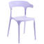 Set of 4 Garden Chairs GUBBIO Violet