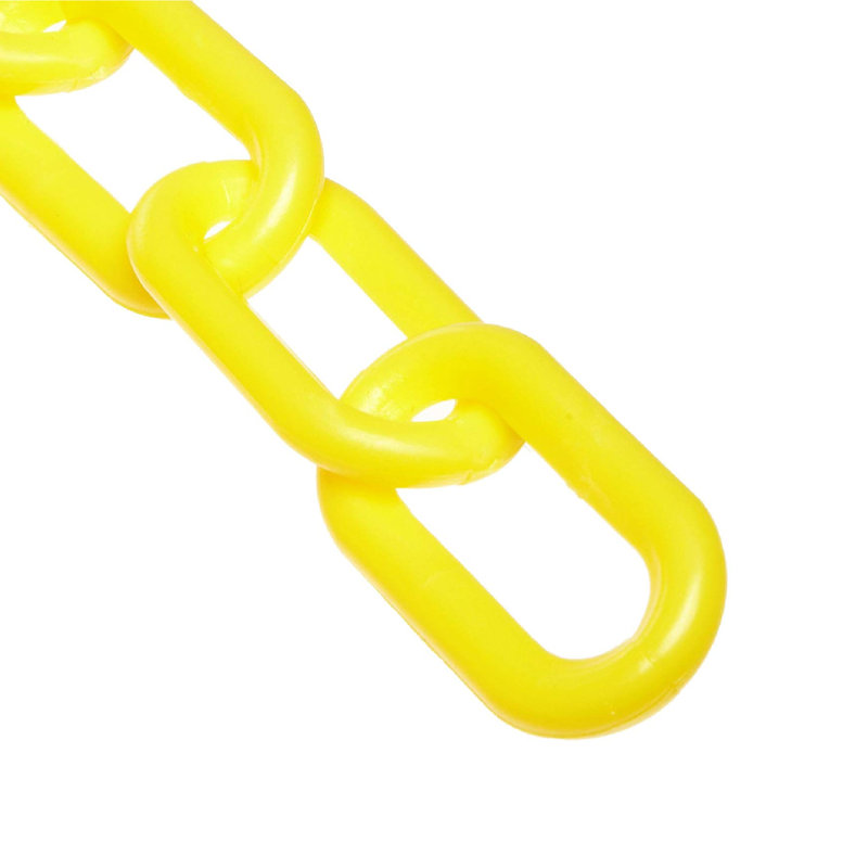 Chaîne en plastique, Jaune, H 2,12 po x l 6 000 po x P 0,29 po