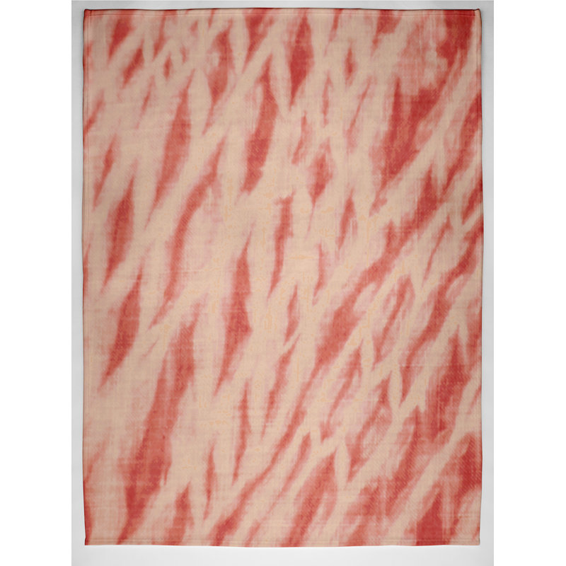 Schumann Plain Weave / Muslin Throw Blanket, Orange