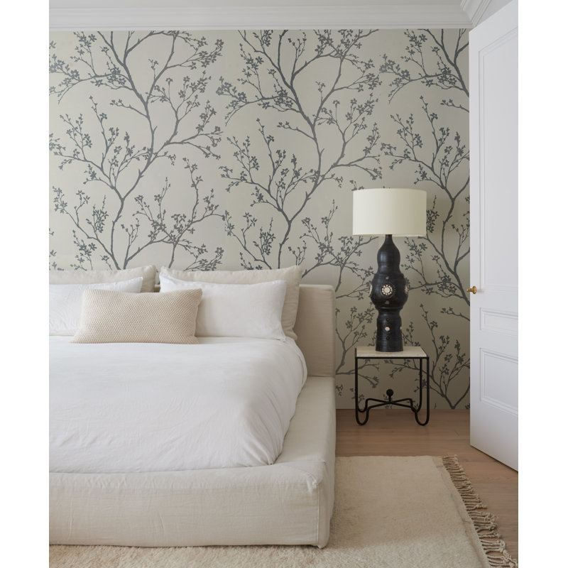 Twiggy Wallpaper, Raspberry
