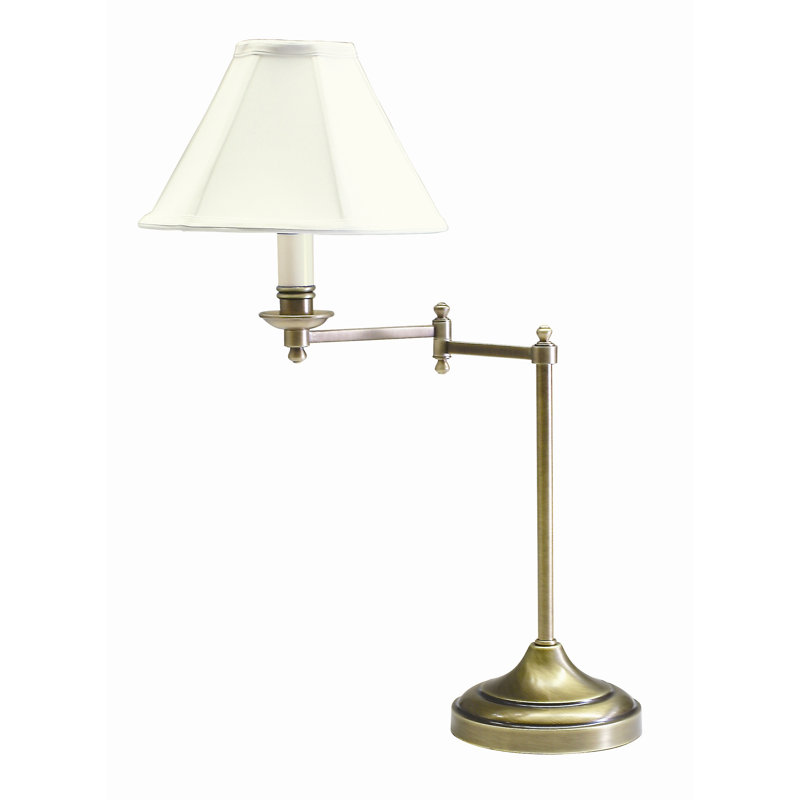 Club Desk Table Lamp, Antique Brass